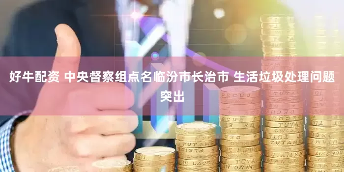 好牛配资 中央督察组点名临汾市长治市 生活垃圾处理问题突出