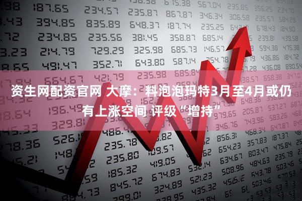 资生网配资官网 大摩：料泡泡玛特3月至4月或仍有上涨空间 评级“增持”